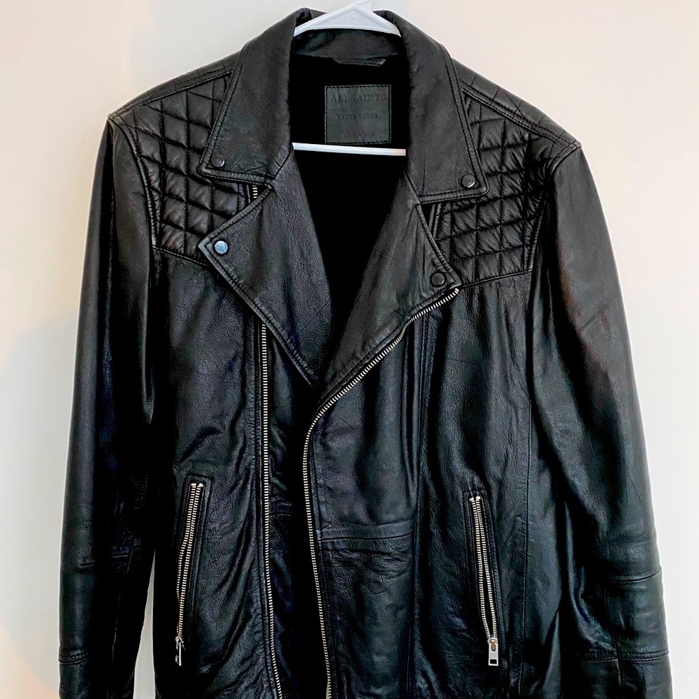 All Saints Men’s Leather Jacket